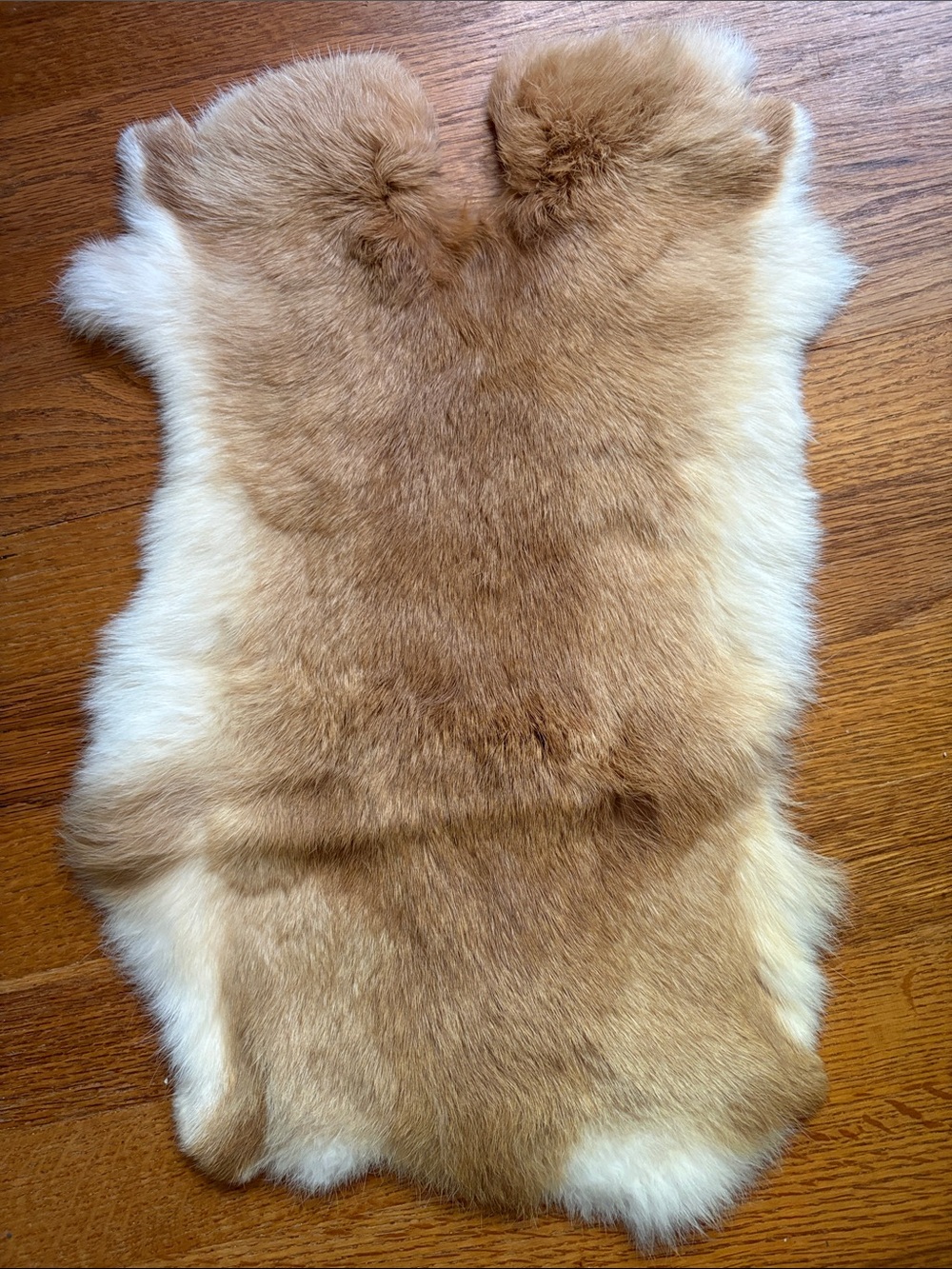 A217 natural rabbit fur pelt craft supply